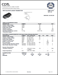 Click here to download CMBT9015D Datasheet