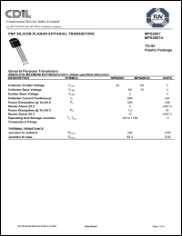 Click here to download MPS2907 Datasheet