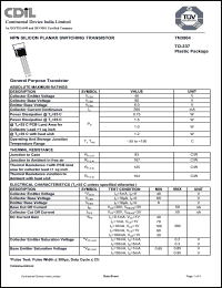 Click here to download TN3904 Datasheet