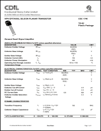 Click here to download CSC1740O Datasheet