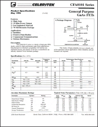 Click here to download CFA0101 Datasheet