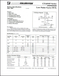 Click here to download CFA0103 Datasheet