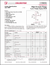 Click here to download CFB0301 Datasheet