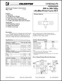 Click here to download CFH2162-P1 Datasheet