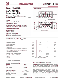 Click here to download CMM0014-BD Datasheet
