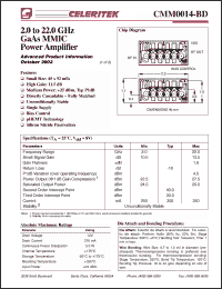 Click here to download CMM0014 Datasheet