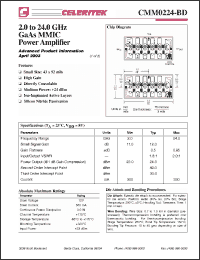 Click here to download CMM0224-BD Datasheet