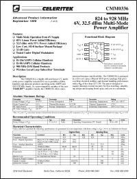 Click here to download CMM0336 Datasheet