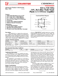 Click here to download PB-CMM0530-LC-00S0 Datasheet