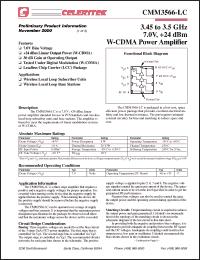 Click here to download CMM3566-LC Datasheet