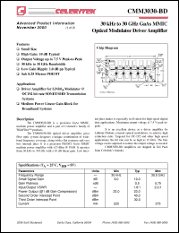 Click here to download CMM3030-BD-0048 Datasheet