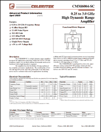 Click here to download PB-CMM6004-SC-00A0 Datasheet