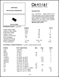 Click here to download CMPT4033 Datasheet