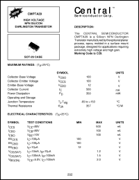 Click here to download CMPTA29 Datasheet