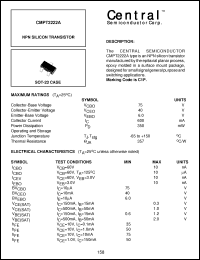 Click here to download CMPT2222 Datasheet