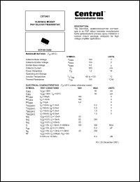 Click here to download CXT5401 Datasheet