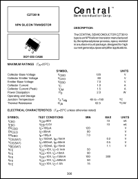 Click here to download CZT3019 Datasheet