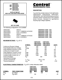 Click here to download CMPD2003S Datasheet