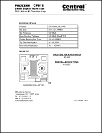 Click here to download CP618 Datasheet