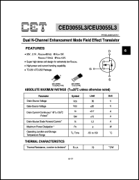 Click here to download CED3055L3 Datasheet