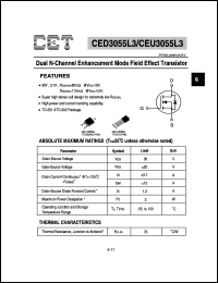 Click here to download CEU3055L3 Datasheet