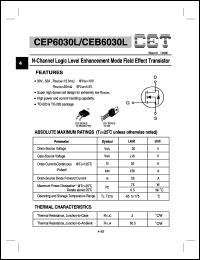Click here to download CEB6030L Datasheet