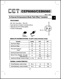Click here to download CEB6060 Datasheet