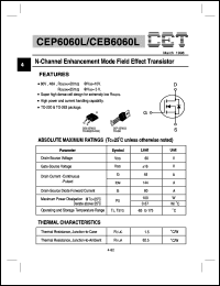 Click here to download CEB6060L Datasheet