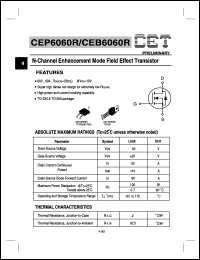 Click here to download CEB6060R Datasheet
