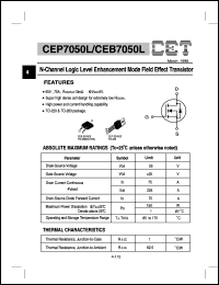 Click here to download CEB7050L Datasheet