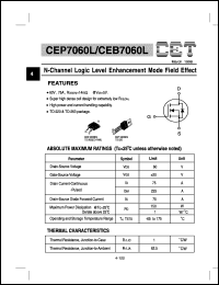 Click here to download CEB7060L Datasheet
