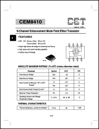 Click here to download CEM8410 Datasheet