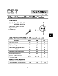 Click here to download CEK7000 Datasheet