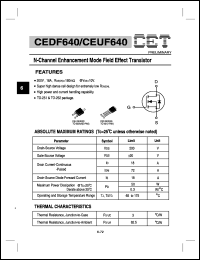 Click here to download CEUF640 Datasheet