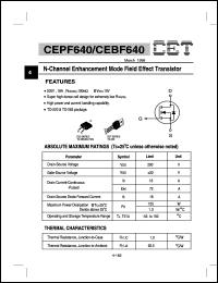 Click here to download CEBF640 Datasheet