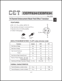 Click here to download CEBF634 Datasheet