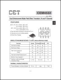 Click here to download CEM4532 Datasheet