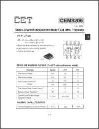 Click here to download CEM8206 Datasheet