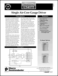 Click here to download CS4172XN16 Datasheet