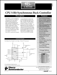 Click here to download CS5155GN16 Datasheet