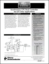 Click here to download CS51312GDR16 Datasheet