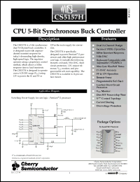 Click here to download CS5157 Datasheet