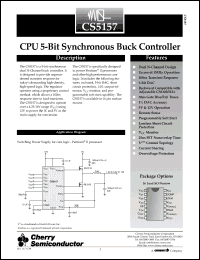 Click here to download CS5157GDR16 Datasheet