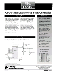 Click here to download CS5158GDR16 Datasheet