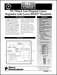 Click here to download CS8129YDW16 Datasheet