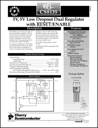 Click here to download CS8135YT5 Datasheet