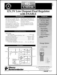 Click here to download CS8156YTVA5 Datasheet