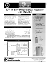 Click here to download CS8161 Datasheet