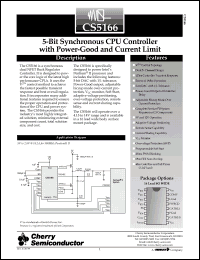 Click here to download CS5166GDWR16 Datasheet