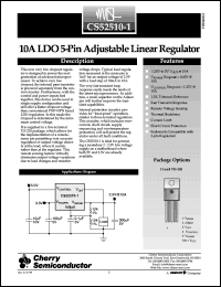 Click here to download CS52510-1 Datasheet